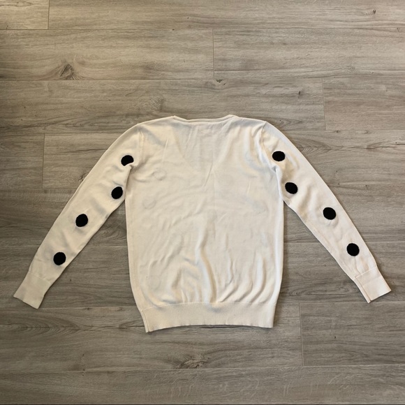 ๐2/$25๐ Loft v-neck polka dot sweater - Picture 2 of 6
